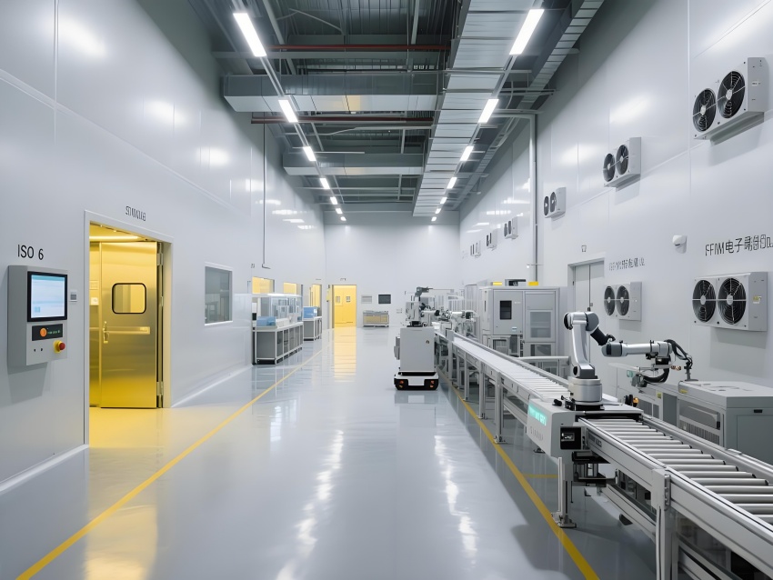 淮南3000平電子元件生產凈化車間設計方案效果分享